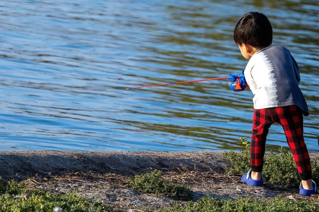 These fishing poles are typically shorter, lighter, and more manageable than regular fishing rods. They are specifically tailored to suit children's physical abilities and provide an enjoyable fishing experience.