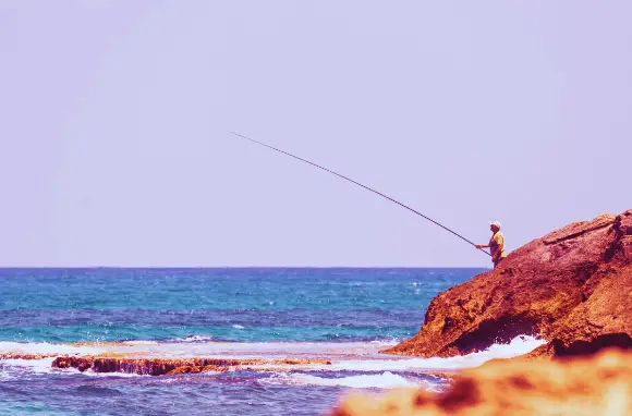 Cliff fishing is an exciting and challenging way to fish. You cast your line from rocky shores into the open sea. 