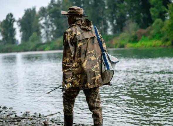 A waterproof hat with a wide brim is invaluable for shielding your face from rain and ensuring clear vision as you search for potential catches. 